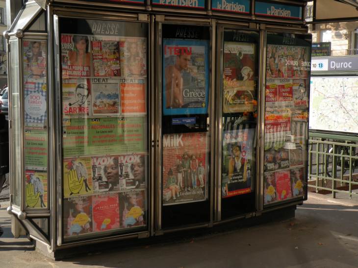  kiosque à journaux, mars 2010